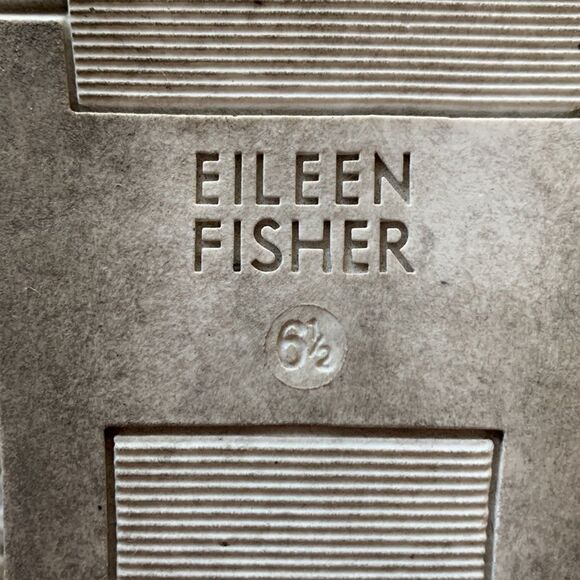 EILEEN Fisher leather tan sandals women’s size 6.5 - Picture 7 of 9